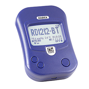 Compteur Geiger Bluetooth Radex RD1212-BT Détecteur De Radioactivité Nucléaire Rayonnements Beta, gamma et X Radiomètre Haute Précision Dosimètre Radiation 0.05 à 999 µSv/h avec interface PC